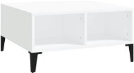 SHUMEE Konferenční stolek bílý 60 × 60 × 30 cm dřevotříska, 805986 - Konferenční stolek