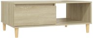 SHUMEE Konferenčný stolík dub sonoma 90 × 60 × 35 cm drevotrieska, 805998 - Konferenčný stolík