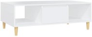 SHUMEE Konferenčný stolík biely 103,5 × 60 × 35 cm drevotrieska, 806013 - Konferenčný stolík