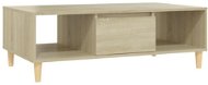 SHUMEE Konferenčný stolík dub sonoma 103,5 × 60 × 35 cm drevotrieska, 806016 - Konferenčný stolík