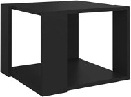 SHUMEE Konferenčný stolík čierny 40 × 40 × 30 cm drevotrieska, 806311 - Konferenčný stolík