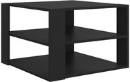 SHUMEE Konferenční stolek černý 60 × 60 × 40 cm dřevotříska, 806320 - Konferenční stolek