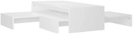 SHUMEE Sada konferenčních stolků bílá 100 × 100 × 26,5 cm dřevotříska, 806795 - Konferenční stolek