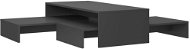 SHUMEE Sada konferenčních stolků šedá 100 × 100 × 26,5 cm dřevotříska, 806797 - Konferenční stolek