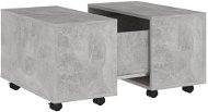 SHUMEE Konferenční stolek betonově šedý 60 × 60 × 38 cm dřevotříska, 806862 - Konferenční stolek