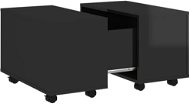 Konferenční stolek SHUMEE Konferenční stolek černý vysoký lesk 60 × 60 × 38 cm dřevotříska, 806865 - Konferenční stolek