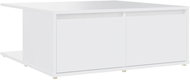 SHUMEE Konferenční stolek bílý 80 × 80 × 31 cm dřevotříska , 806876 - Konferenční stolek