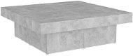 SHUMEE Konferenční stolek betonově šedý 90 × 90 × 28 cm dřevotříska, 806916 - Konferenční stolek