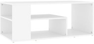 SHUMEE Konferenční stolek bílý 100 × 50 × 40 cm dřevotříska, 806921 - Konferenční stolek