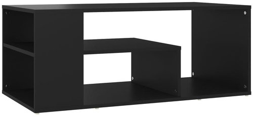 SHUMEE Konferenční stolek černý 100 × 50 × 40 cm dřevotříska, 806922 - Konferenční stolek - Main image