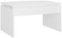 SHUMEE Konferenční stolek bílý 68 × 50 × 38 cm dřevotříska, 808332 - Konferenční stolek