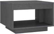 SHUMEE Konferenčný stolík sivý 50 × 50 × 33,5 cm masívne borovicové drevo, 808505 - Konferenčný stolík