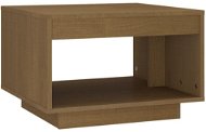 SHUMEE Konferenčný stolík medovo hnedý 50 × 50 × 33,5 cm masívna borovica, 808506 - Konferenčný stolík