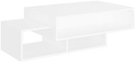 SHUMEE Konferenční stolek bílý 105 × 55 × 32 cm dřevotříska, 808522 - Konferenční stolek