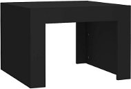 SHUMEE Konferenčný stolík čierny 50 × 50 × 35 cm drevotrieska, 808550 - Konferenčný stolík