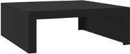 SHUMEE Konferenčný stolík čierny 100 × 100 × 35 cm drevotrieska, 808568 - Konferenčný stolík