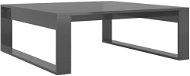 SHUMEE - Konferenčný stolík sivý vysoký lesk 100 × 100 × 35 cm drevotrieska, 808638 - Konferenčný stolík