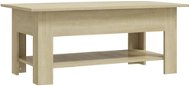 SHUMEE Konferenční stolek dub sonoma 102 × 55 × 42 cm dřevotříska, 810256 - Konferenční stolek