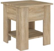 SHUMEE Konferenčný stolík dub sonoma 40 × 40 × 42 cm kompozitné drevo, 810274 - Konferenčný stolík