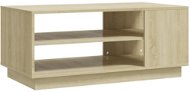 SHUMEE Konferenčný stolík dub sonoma 102 × 55 × 43 cm drevotrieska, 810283 - Konferenčný stolík