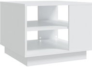 SHUMEE Konferenční stolek bílý 55 × 55 × 43 cm dřevotříska, 810289 - Konferenční stolek