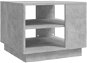 SHUMEE Konferenční stolek betonově šedý 55 × 55 × 43 cm dřevotříska, 810293 - Konferenční stolek
