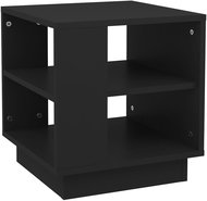 SHUMEE Konferenční stolek černý 40 × 40 × 43 cm kompozitní dřevo, 810299 - Konferenční stolek