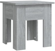 SHUMEE Konferenční stolek šedý sonoma 40 × 40 × 42 cm dřevotříska, 813072 - Konferenční stolek