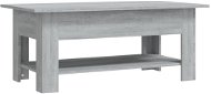 SHUMEE Konferenční stolek šedý sonoma 102 × 55 × 42 cm dřevotříska, 813075 - Konferenční stolek