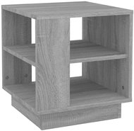 SHUMEE Konferenční stolek šedý sonoma 40 × 40 × 43 cm kompozitní dřevo, 813090 - Konferenční stolek