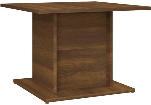 SHUMEE Konferenční stolek hnědý dub 55,5 × 55,5 × 40 cm dřevotříska, 813097 - Konferenční stolek - Main image