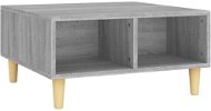 SHUMEE Konferenčný stolík sivý sonoma 60 × 60 × 30 cm drevotrieska, 813165 - Konferenčný stolík