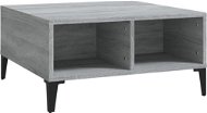 SHUMEE Konferenční stolek šedý sonoma 60 × 60 × 30 cm dřevotříska, 813168 - Konferenční stolek