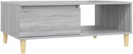SHUMEE Konferenčný stolík sivý sonoma 90 × 60 × 35 cm drevotrieska, 813171 - Konferenčný stolík