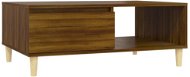 SHUMEE Konferenčný stolík hnedý dub 90 × 60 × 35 cm drevotrieska, 813172 - Konferenčný stolík