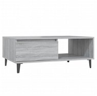 SHUMEE Konferenčný stolík sivý sonoma 90 × 60 × 35 cm drevotrieska, 813174 - Konferenčný stolík
