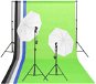 Svetlo na fotenie SHUMEE Súprava štúdiových svetiel s pozadiami a dáždnikmi - Fotosvětlo