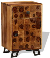 SHUMEE Noční stolek, masivní sheesham, 37 × 30 × 54 cm, 243967 - Noční stolek