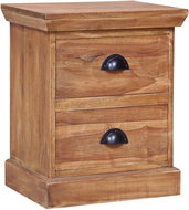 SHUMEE Noční stolek 40 × 30 × 50 cm masivní teak, 285309 - Noční stolek