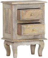 SHUMEE Noční stolek 40 × 30 × 55 cm masivní mangovníkové dřevo, 286391 - Noční stolek