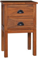 SHUMEE Noční stolek 40 × 35 × 60 cm masivní teakové dřevo, 289061 - Noční stolek