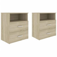 SHUMEE Noční stolky 2 ks dub sonoma 50 × 32 × 60 cm, 803279 - Night Stand