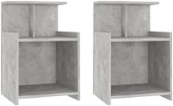 SHUMEE Noční stolky 2 ks betonově šedé 40 × 35 × 60 cm dřevotříska, 806184 - Noční stolek
