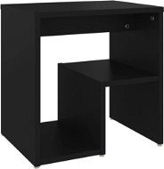 SHUMEE Noční stolek černý 40 × 30 × 40 cm dřevotříska, 806330 - Noční stolek