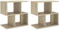 SHUMEE Noční stolky 2 ks dub sonoma 50 × 30 × 51,5 cm dřevotříska, 806371 - Night Stand