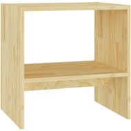 SHUMEE Noční stolek 40 × 30,5 × 40 cm masivní borové dřevo, 808053 - Noční stolek