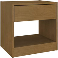SHUMEE Noční stolek medově hnědý 40 × 31 × 40 cm masivní borovice, 808069 - Night Stand