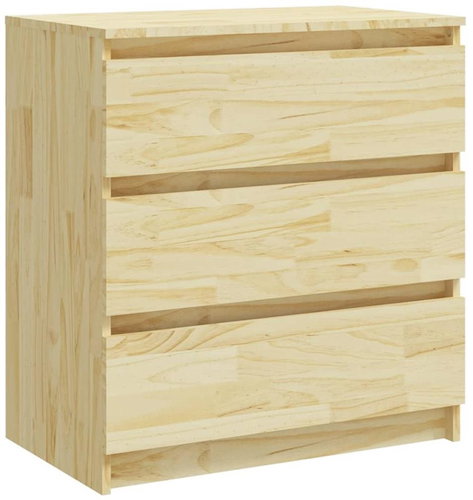 SHUMEE Noční stolek 60 × 36 × 64 cm masivní borové dřevo, 808093 - Night Stand - Main image