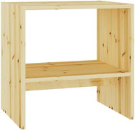 SHUMEE Noční stolek 40 × 30,5 × 40 cm masivní jedlové dřevo , 809208 - Noční stolek