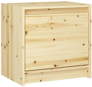 SHUMEE Noční stolek 40 × 30,5 × 40 cm masivní jedlové dřevo, 809355 - Noční stolek